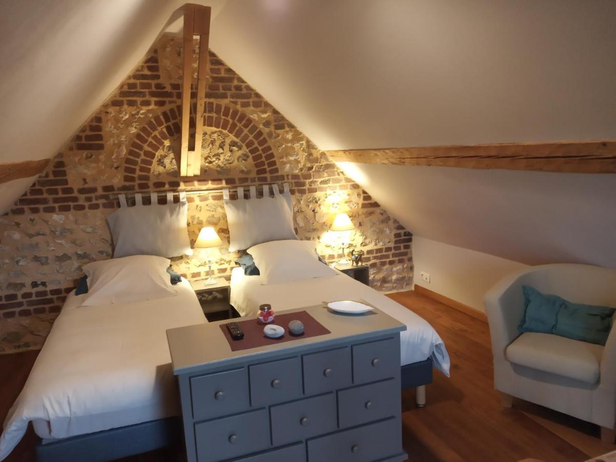Eco-Gite La Chambre Du Vanneur Mentheville Exterior foto